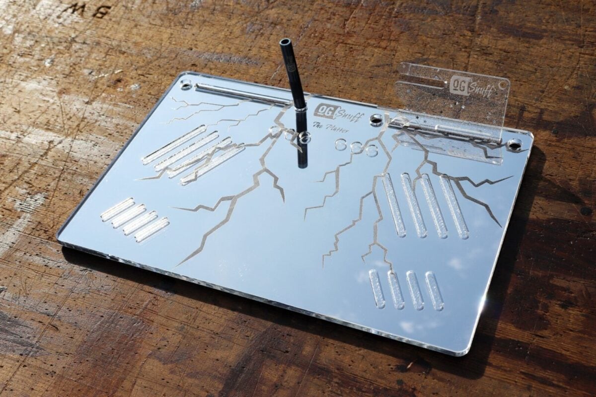 Lightning Silver Mirror Platter - Image 3