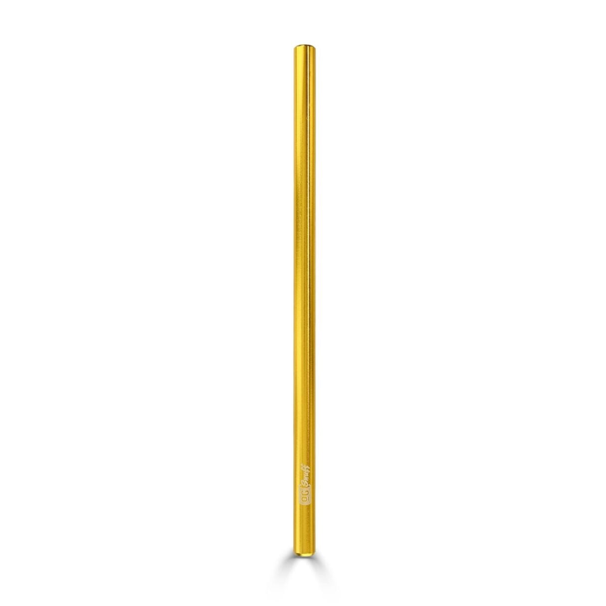Golden Aluminum Snuff Straw - OGSnuff XL