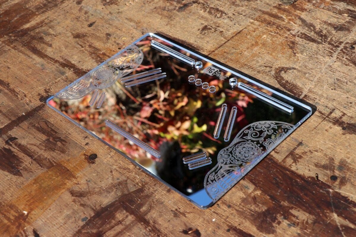 Day of the dead mirror snuff board - Image 7