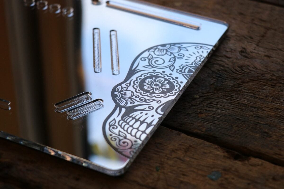 Day of the dead mirror snuff board - Image 5