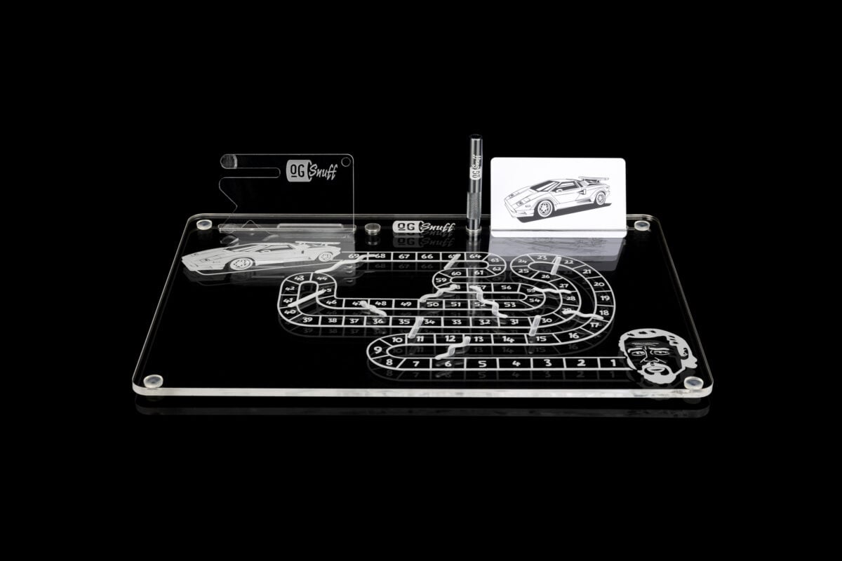 White Lamborghini PVC Wallet Card - Image 3
